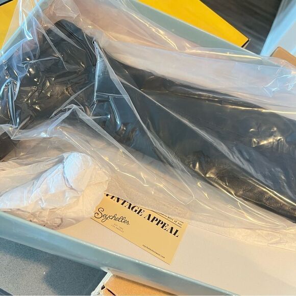 NWT Seychelles Drama Black Leather Knee High Riding Boots 6 - Picture 9 of 10